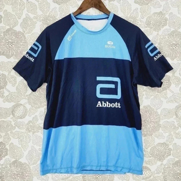 SUGOI Cycling Abbott Short sleeve Men's Shirt L‎ Color block - Picture 1 of 6